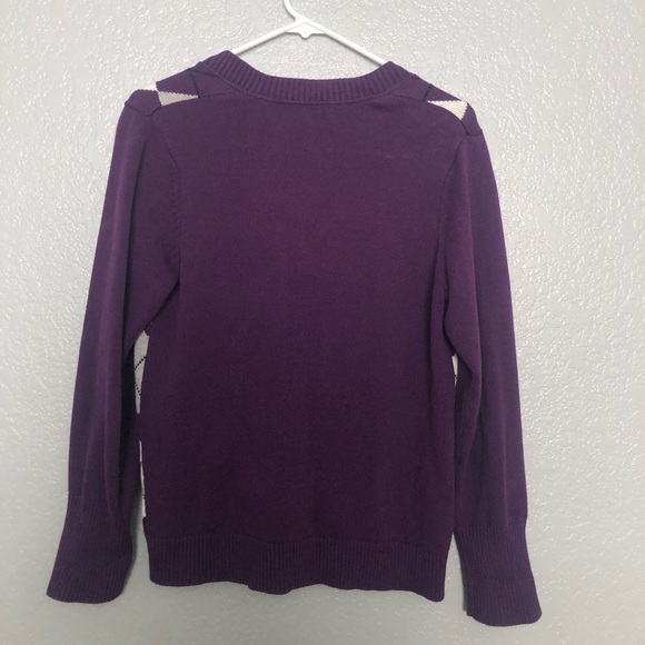 Buttoned V-Neck Sweater - Picture 4 of 4